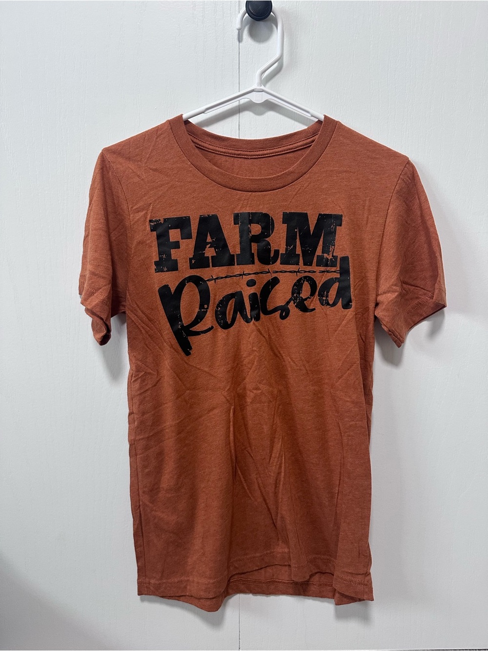 Bella Canvas Farm Raised Graphic Tee - Rust